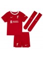 Liverpool Virgil van Dijk #4 Replika Hemmakläder Barn 2023-24 Kortärmad (+ byxor)